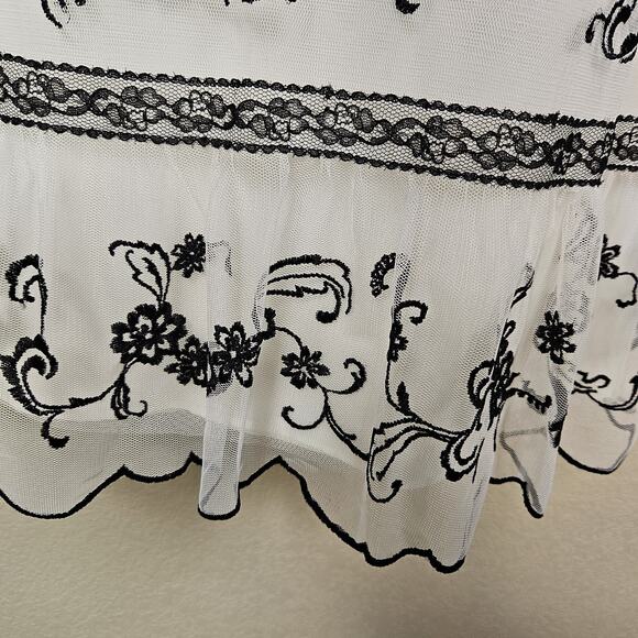 Ann Taylor Loft Lace Embroidered Tulle Dress Womens 4 Party Coquette Romantic - Picture 6 of 16